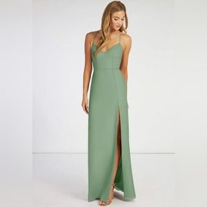 Azazie Eucalyptus Bridesmaids Dress